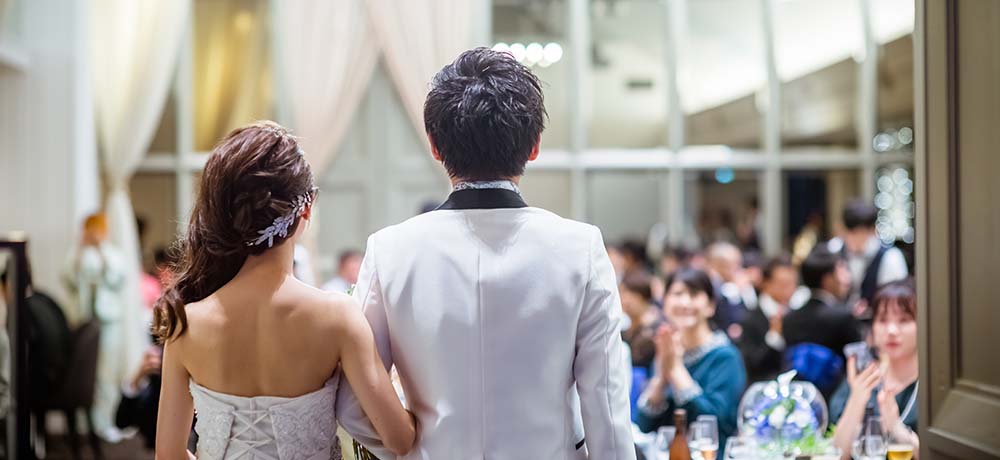 結婚式の写真